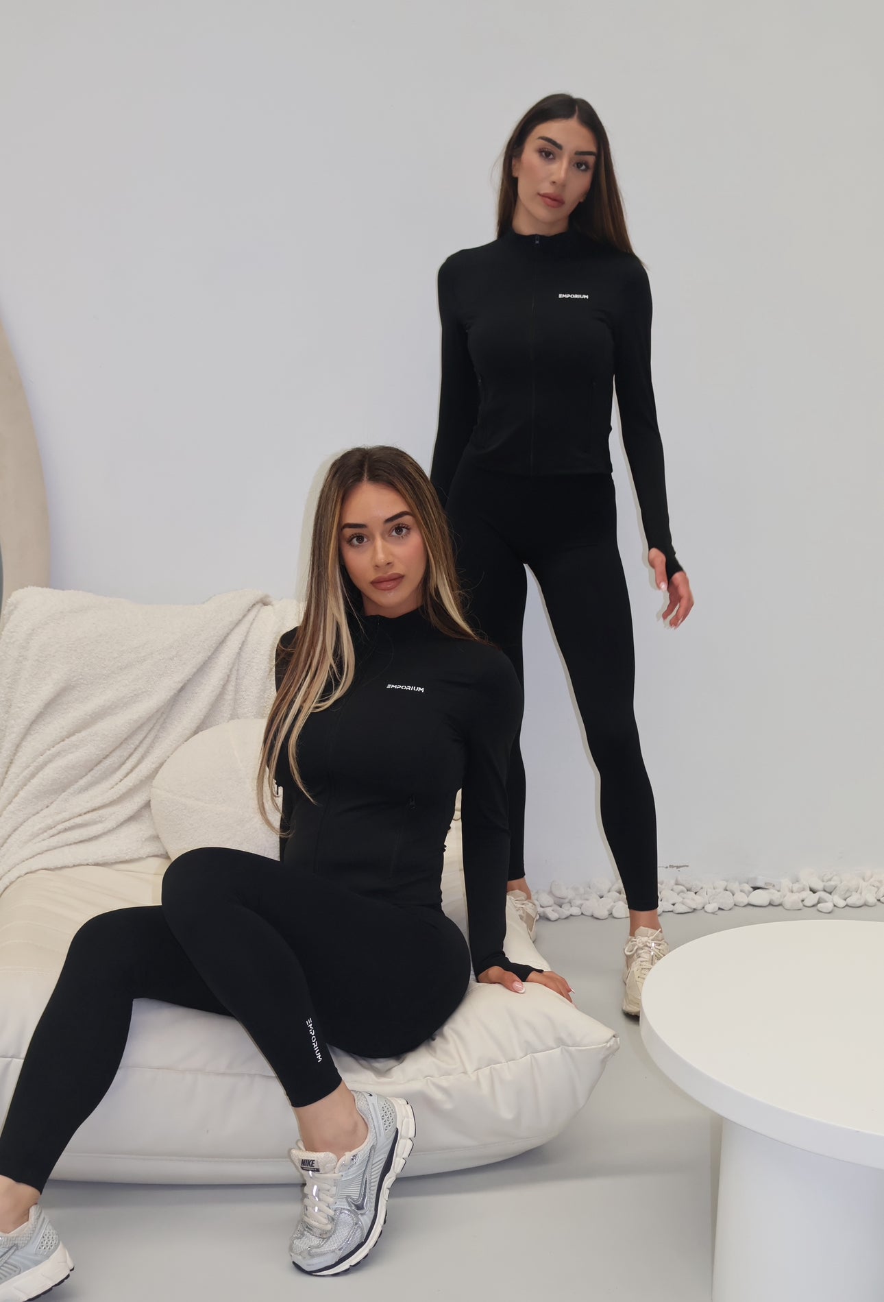 Luxe Zip Jacket - Black