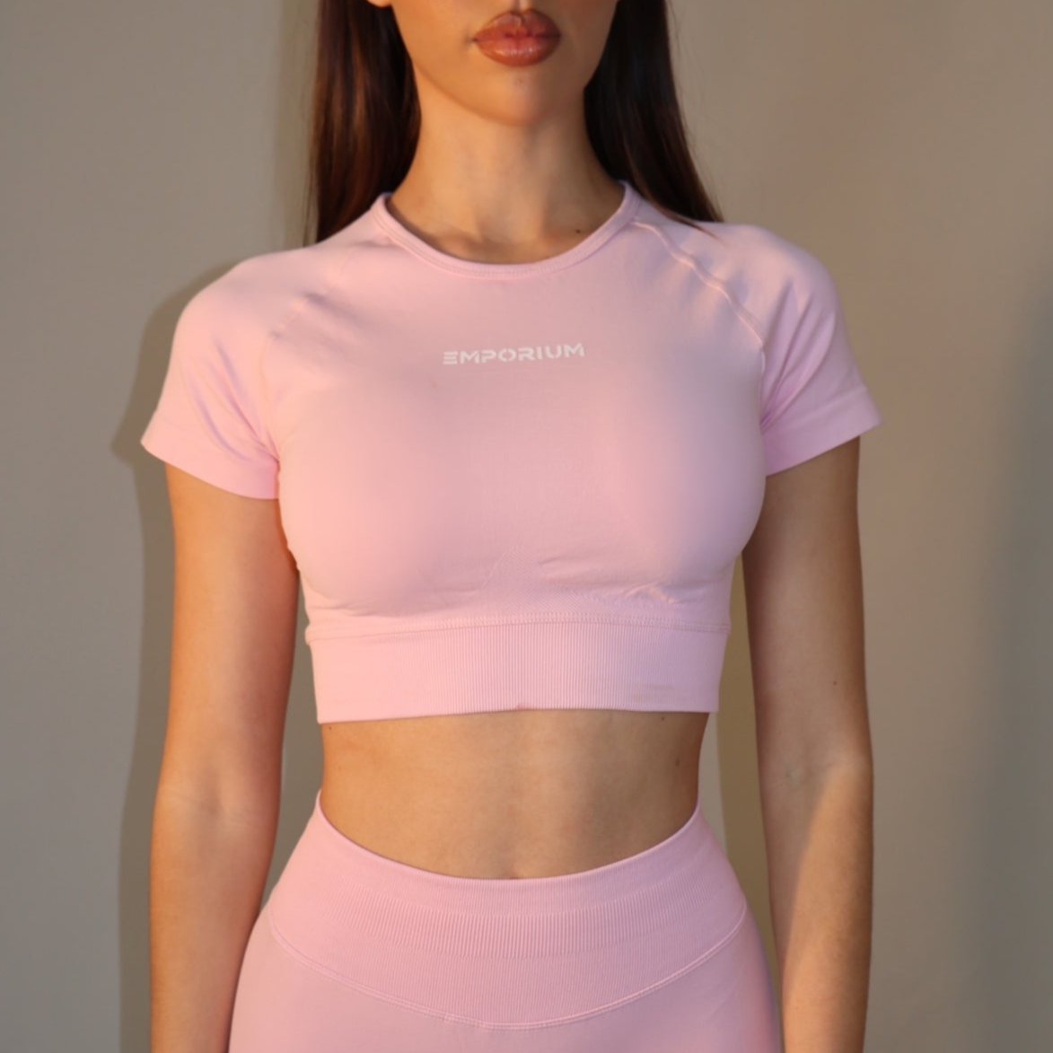 Contour Tee - Baby Pink
