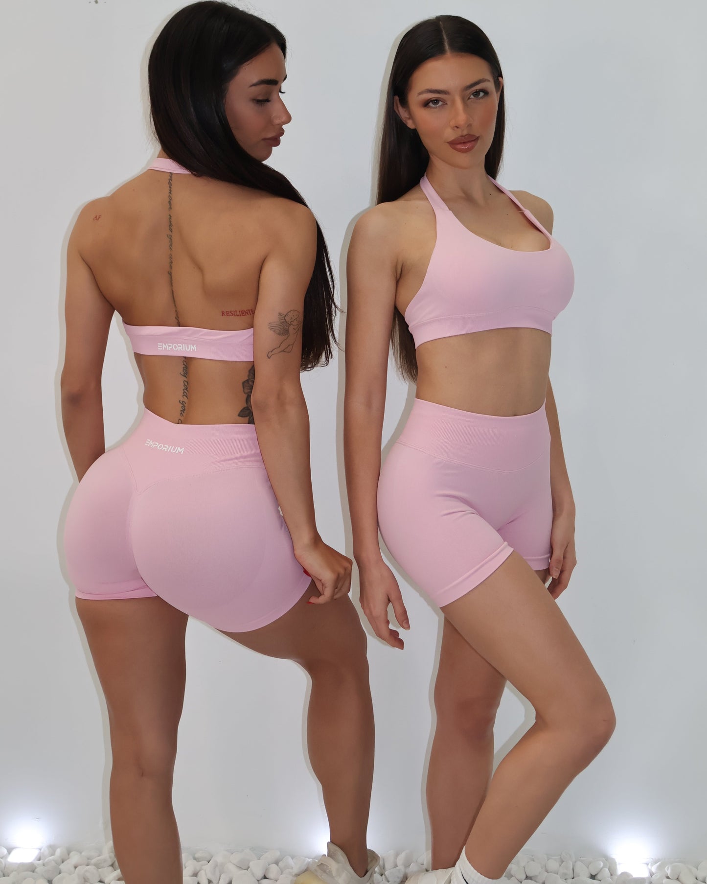 Contour shorts - Baby Pink