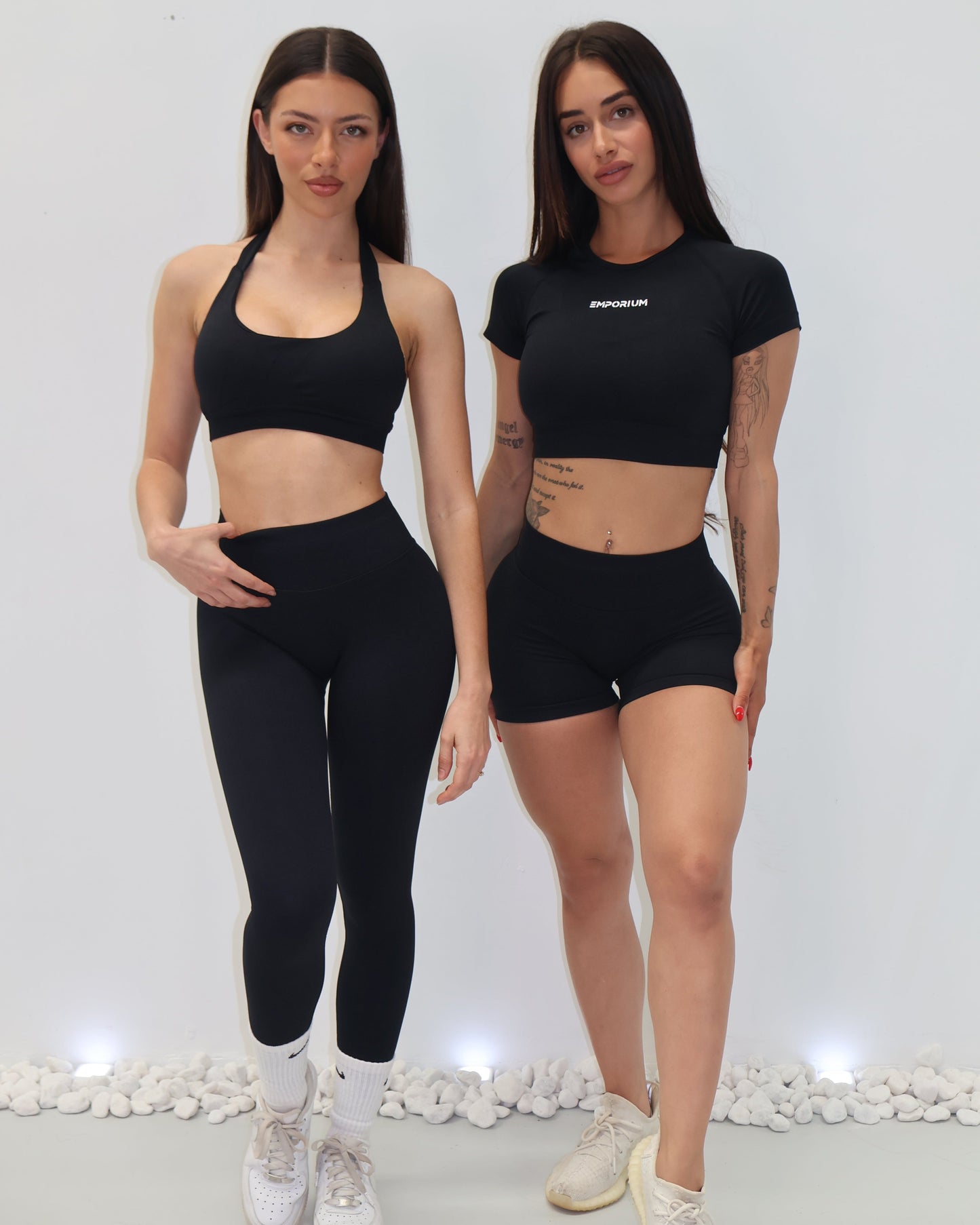 Contour Tee - Midnight Black