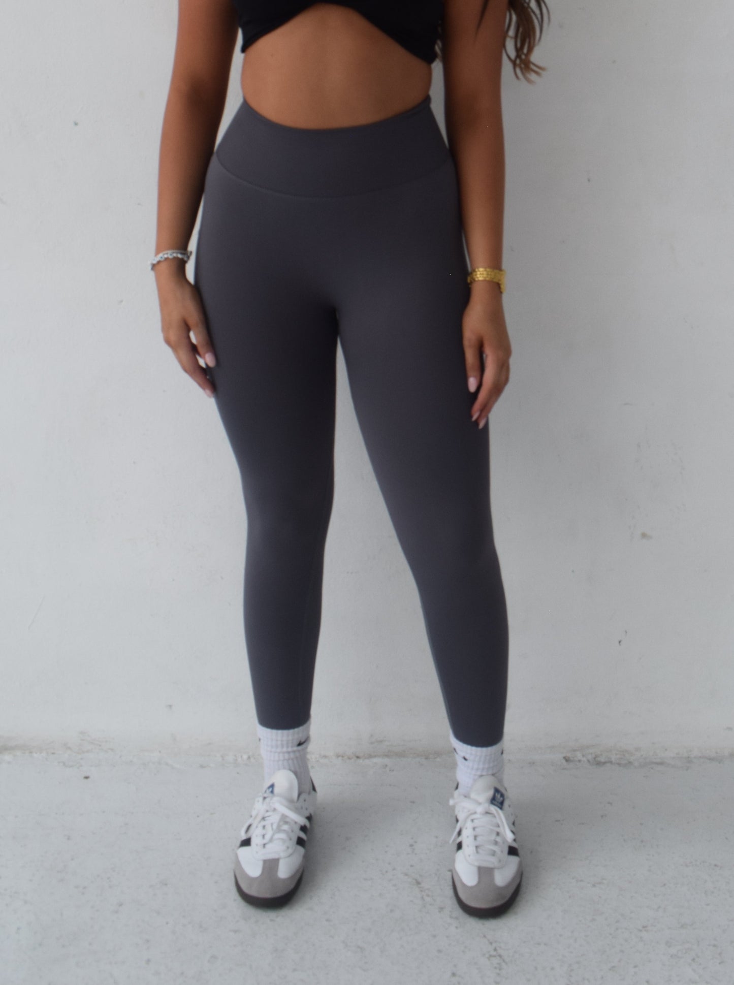 Essential scrunch leggings - Charcoal