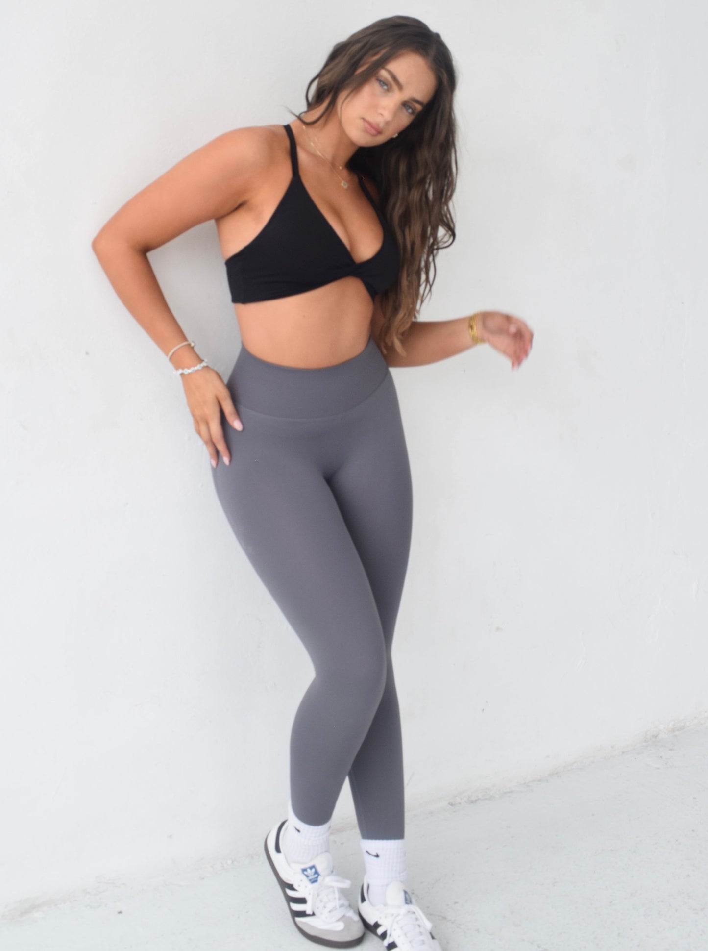 Essential scrunch leggings - Charcoal