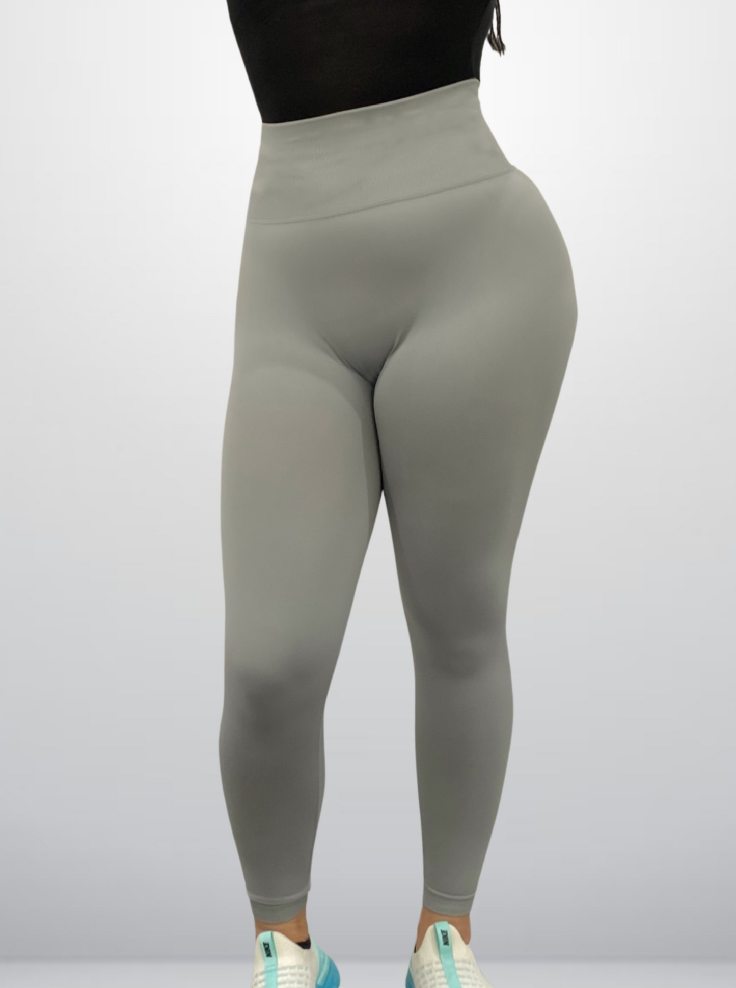 Essential scrunch leggings - Stone Grey