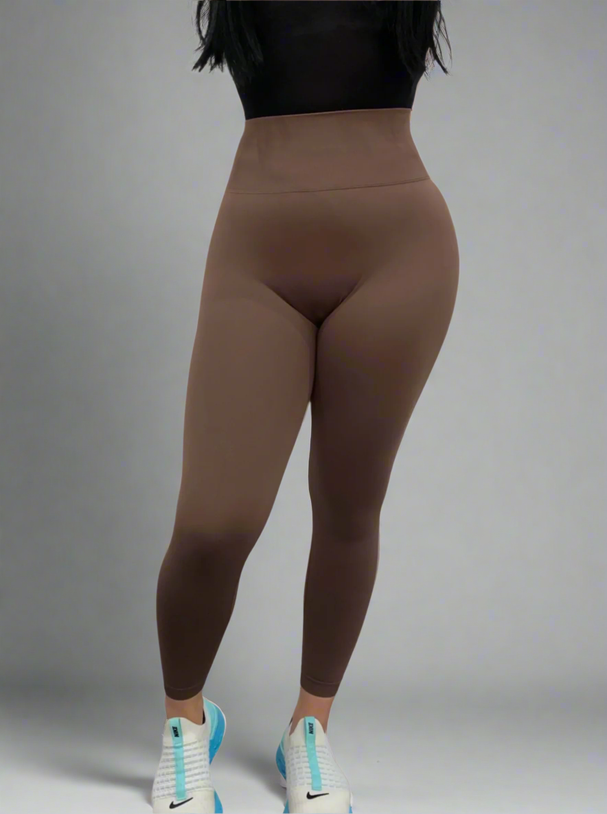Essential scrunch leggings - Chocolate