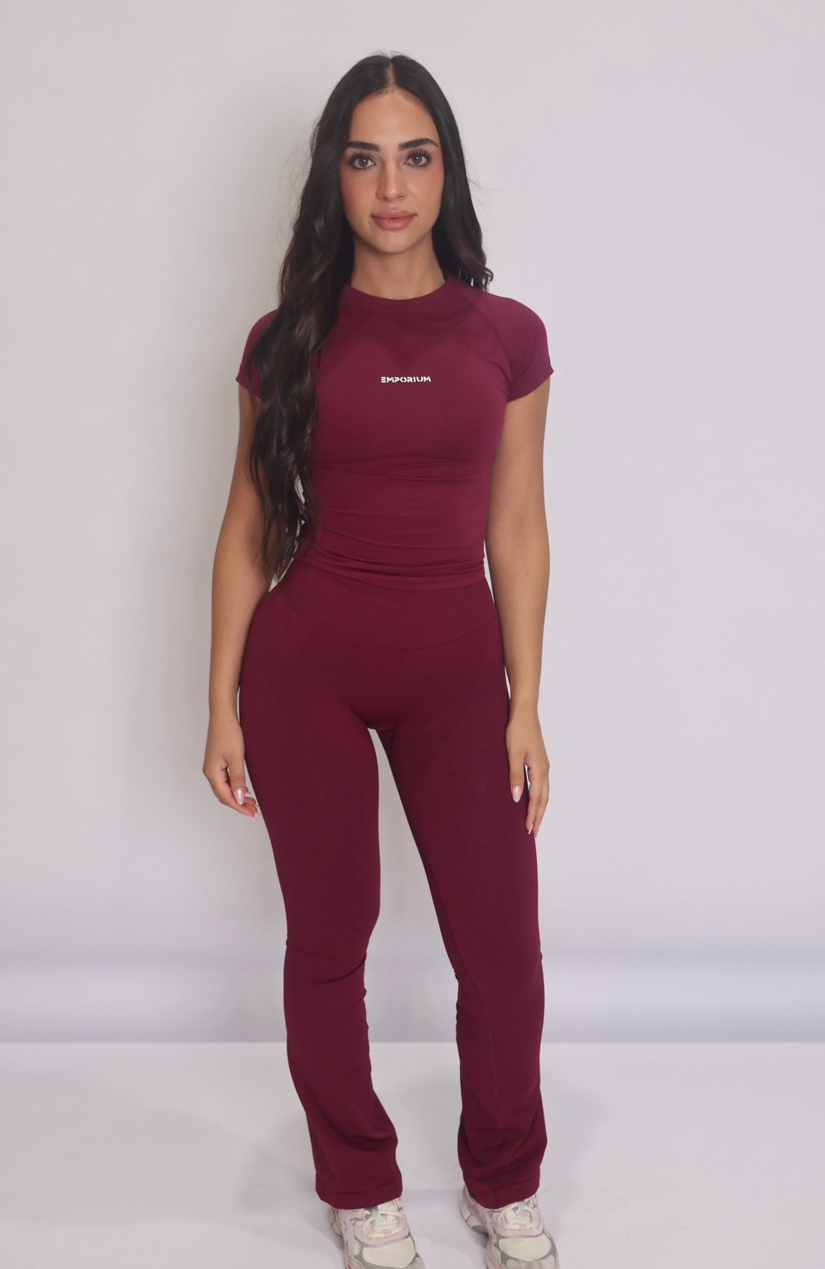 Sculpt Tee - Burgundy