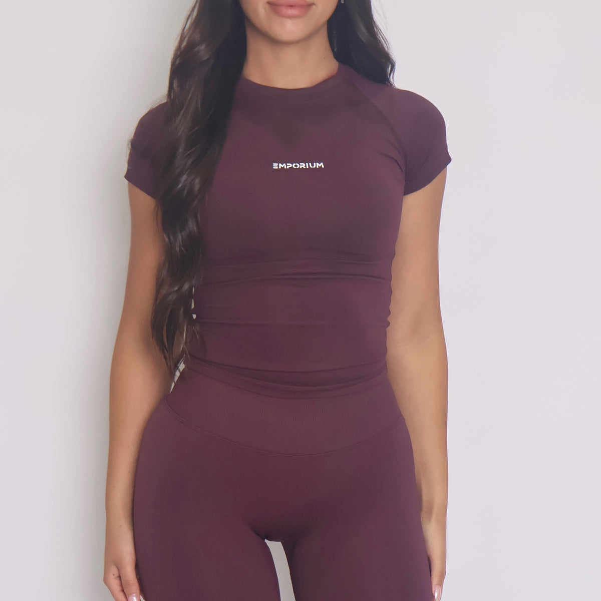 Sculpt Tee - Chocolate