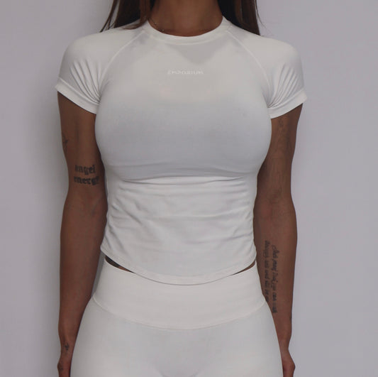Sculpt Tee - Snow